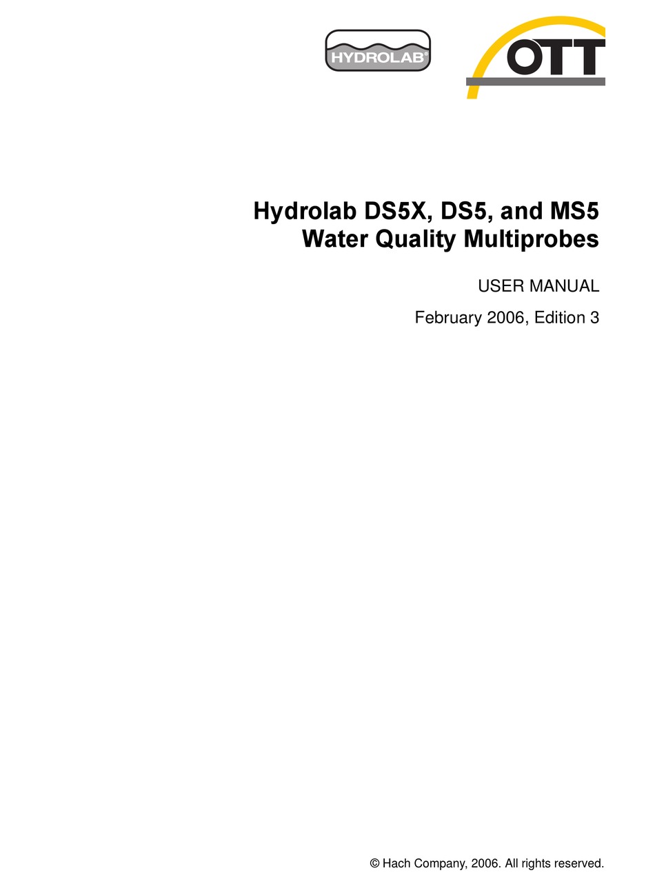 Hydrolab Surveyor 3 Water Quality Logging System With Manual for sale online 