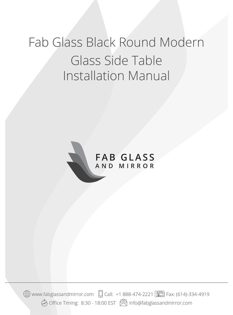 Fab glass mirror discount installation