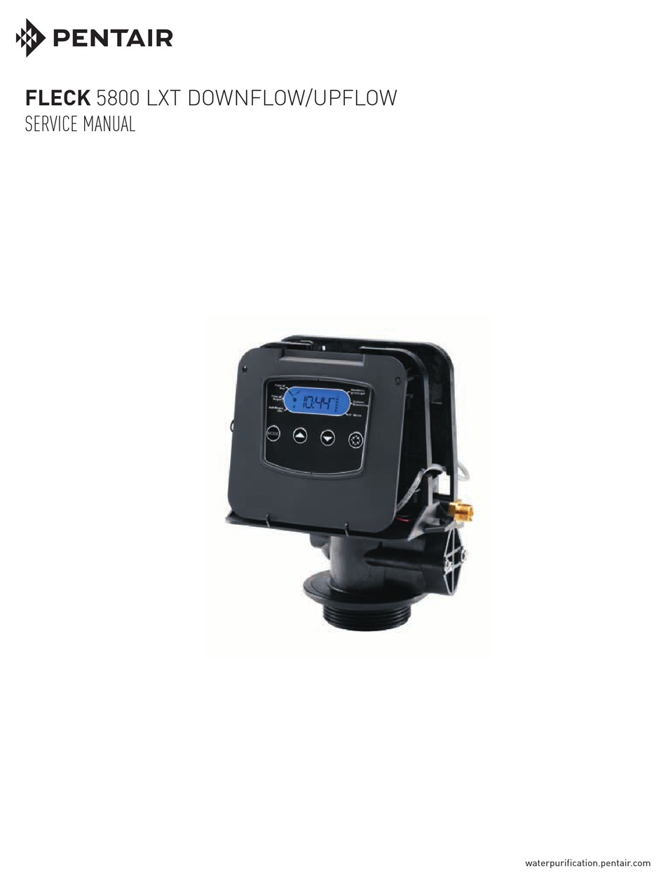PENTAIR FLECK 5800 LXT SERVICE MANUAL Pdf Download ManualsLib