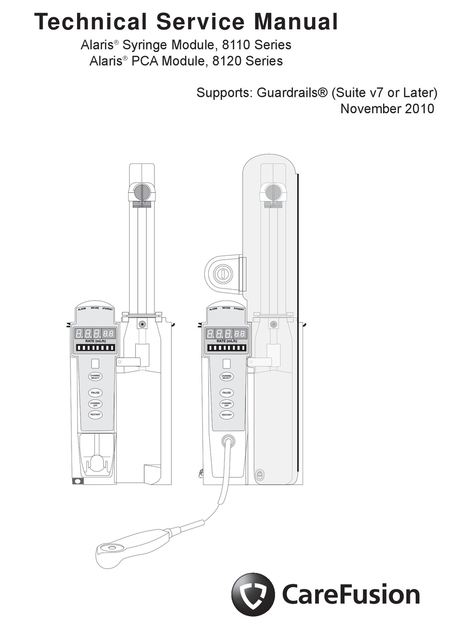 Carefusion Alaris 8110 Series Service Manual Pdf Download Manualslib