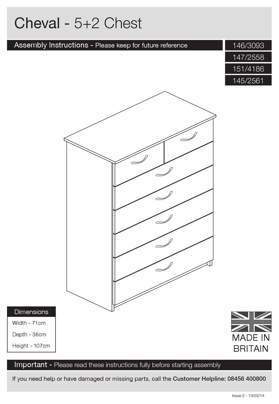 ARGOS 146/3093 ASSEMBLY INSTRUCTIONS MANUAL Pdf Download ManualsLib