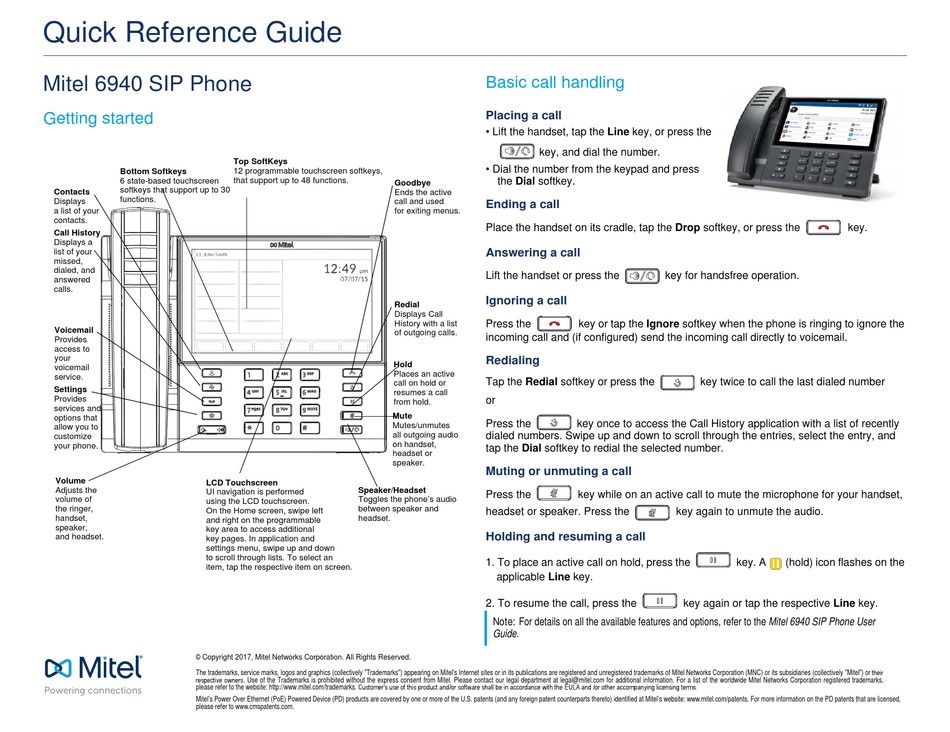 MITEL 6940 QUICK REFERENCE MANUAL Pdf Download ManualsLib mitel-6940-quick-reference-manual-pdf-download-manualslib