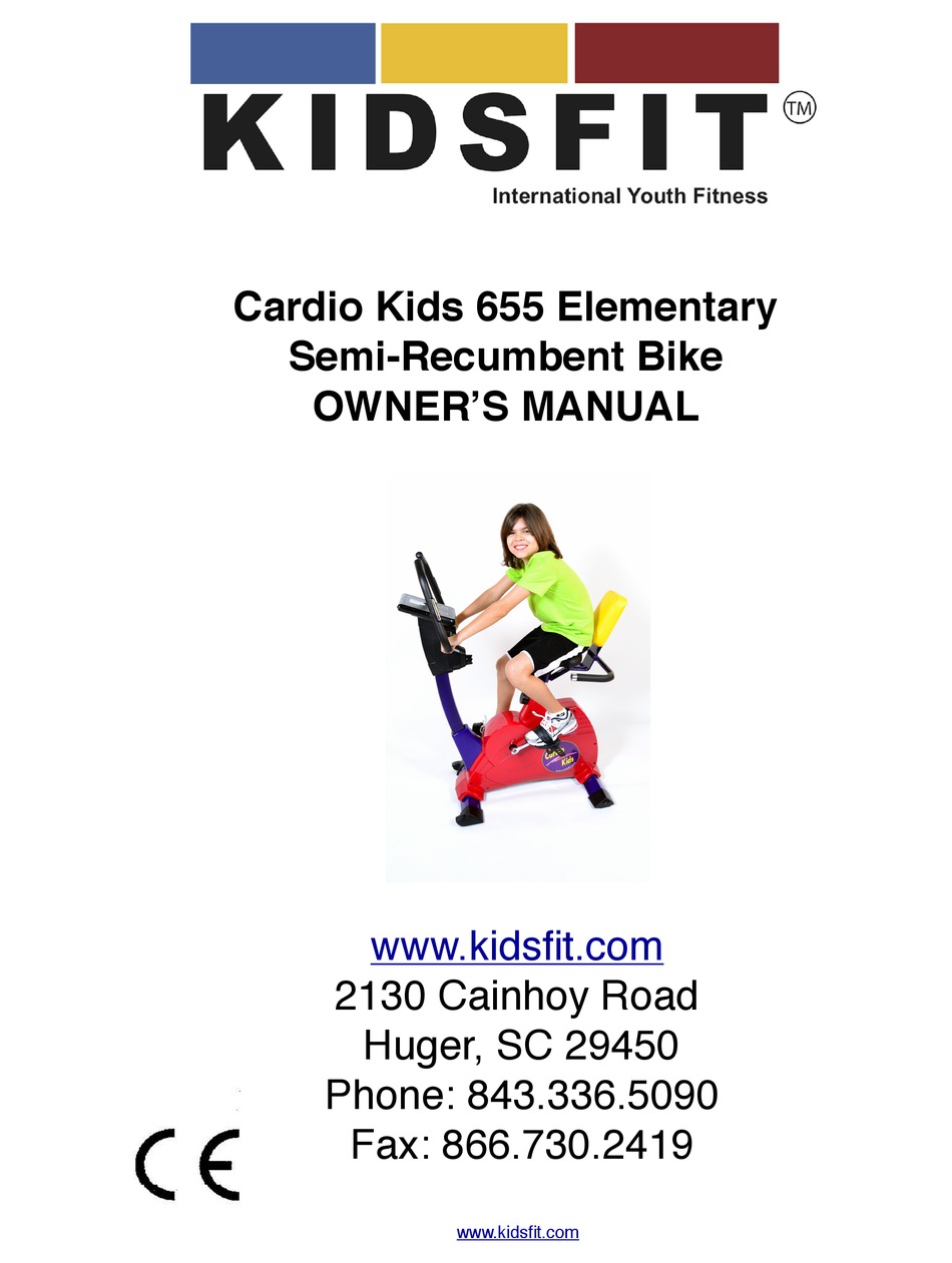 656 Cardio Kids Junior Semi-Recumbent Bike