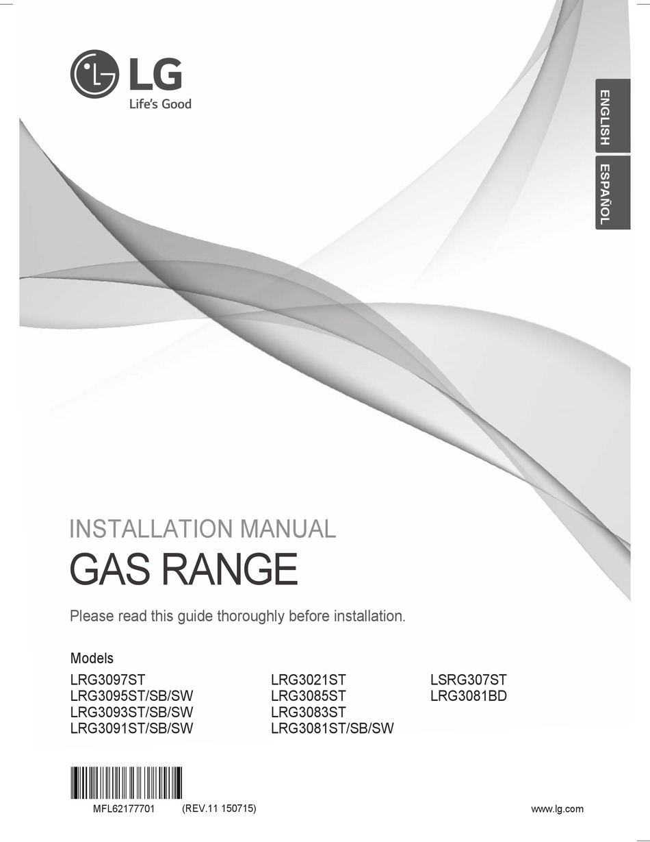 LG LRG3097ST INSTALLATION MANUAL Pdf Download ManualsLib