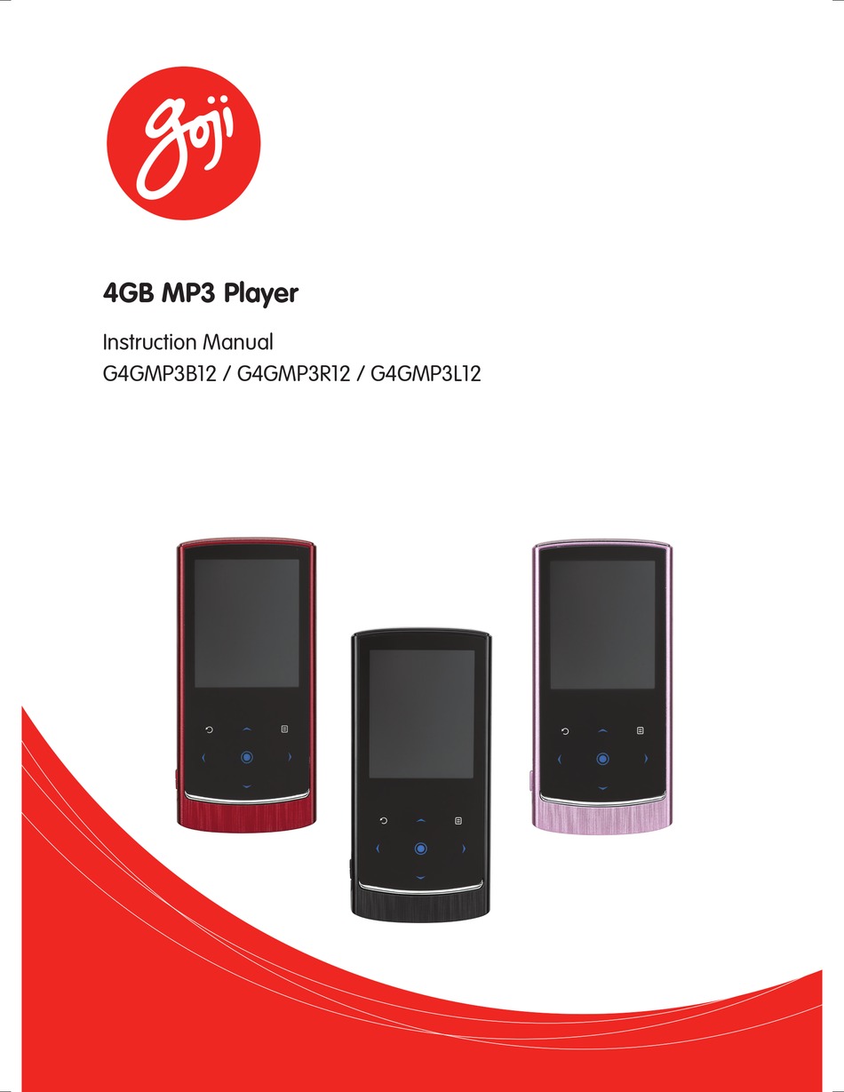 GOJI G4GMP3B12 INSTRUCTION MANUAL Pdf Download ManualsLib
