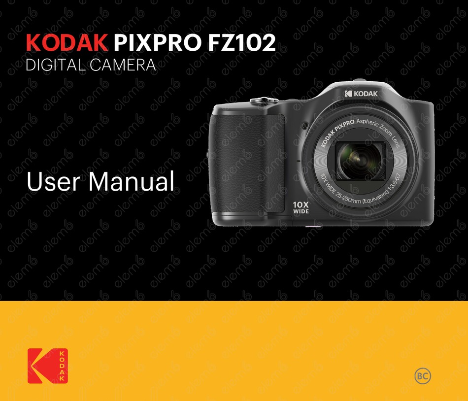 Kodak Pixpro Fz102 User Manual Pdf Download Manualslib 5136