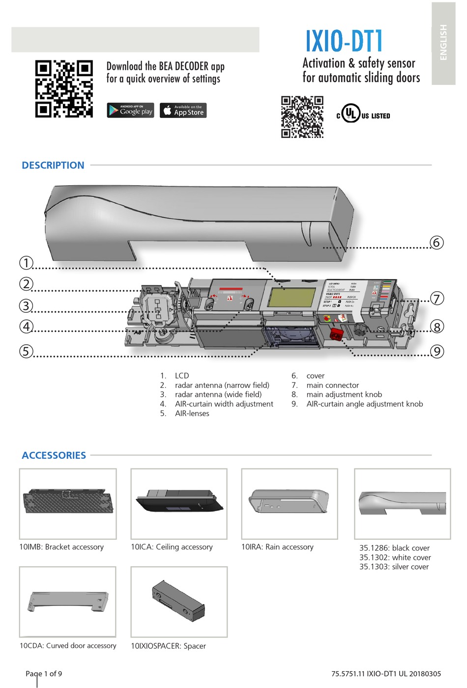 BEA IXIO-DT1 MANUAL Pdf Download | ManualsLib | Dt1 Wiring Diagram | | ManualsLib
