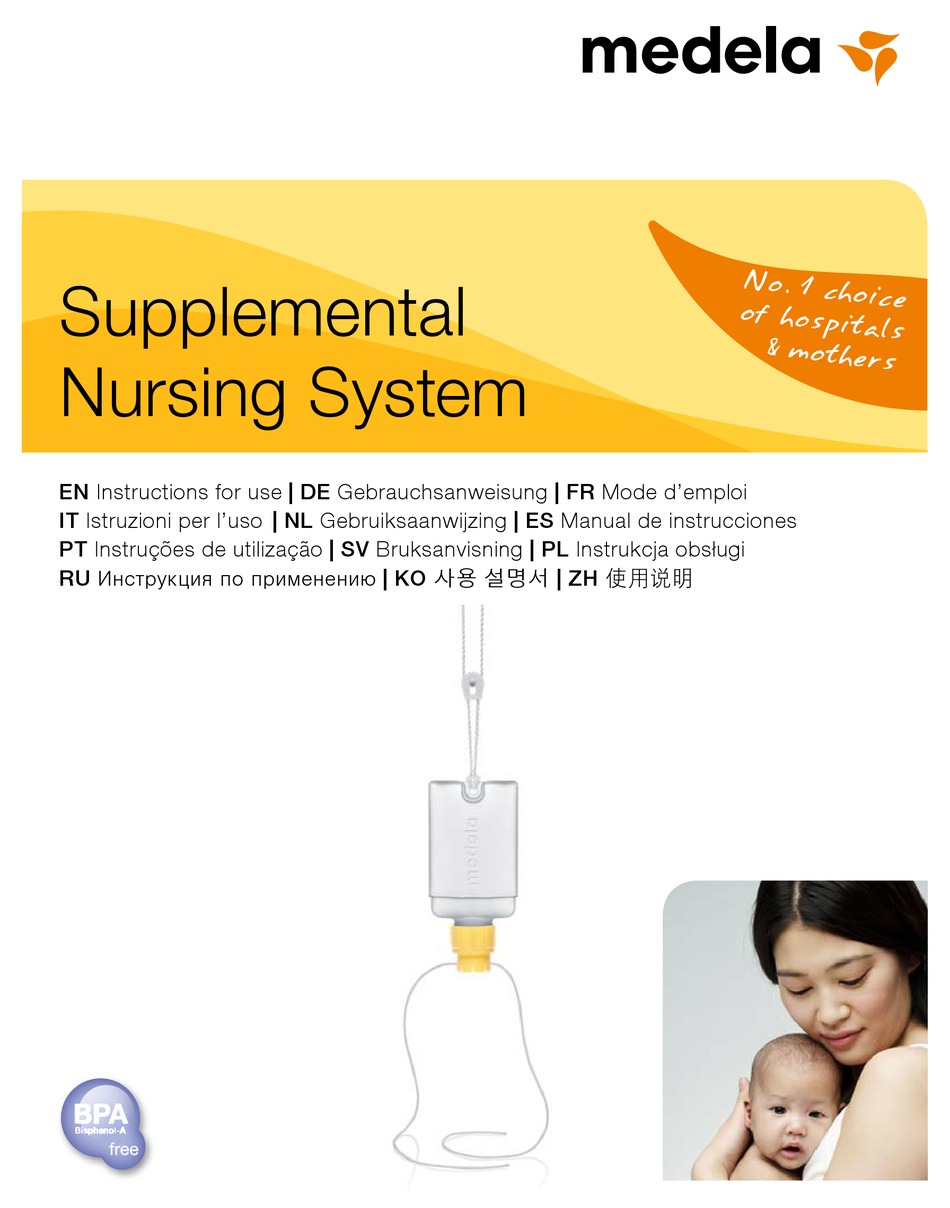 Supplemental Nursing System Medela- Sistema de alimentación