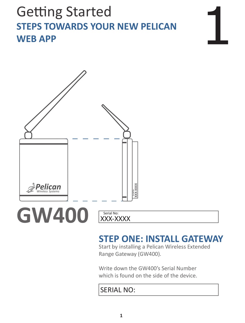 Pelican Wireless Systems GW400 - Wireless Extended buy Range Gateway