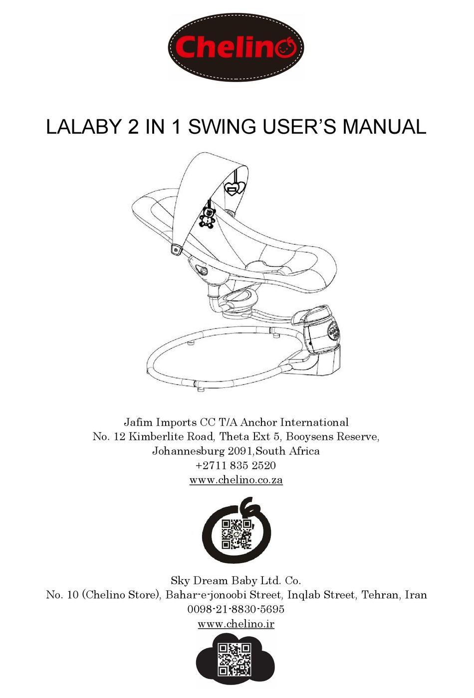 Chelino pram manual online