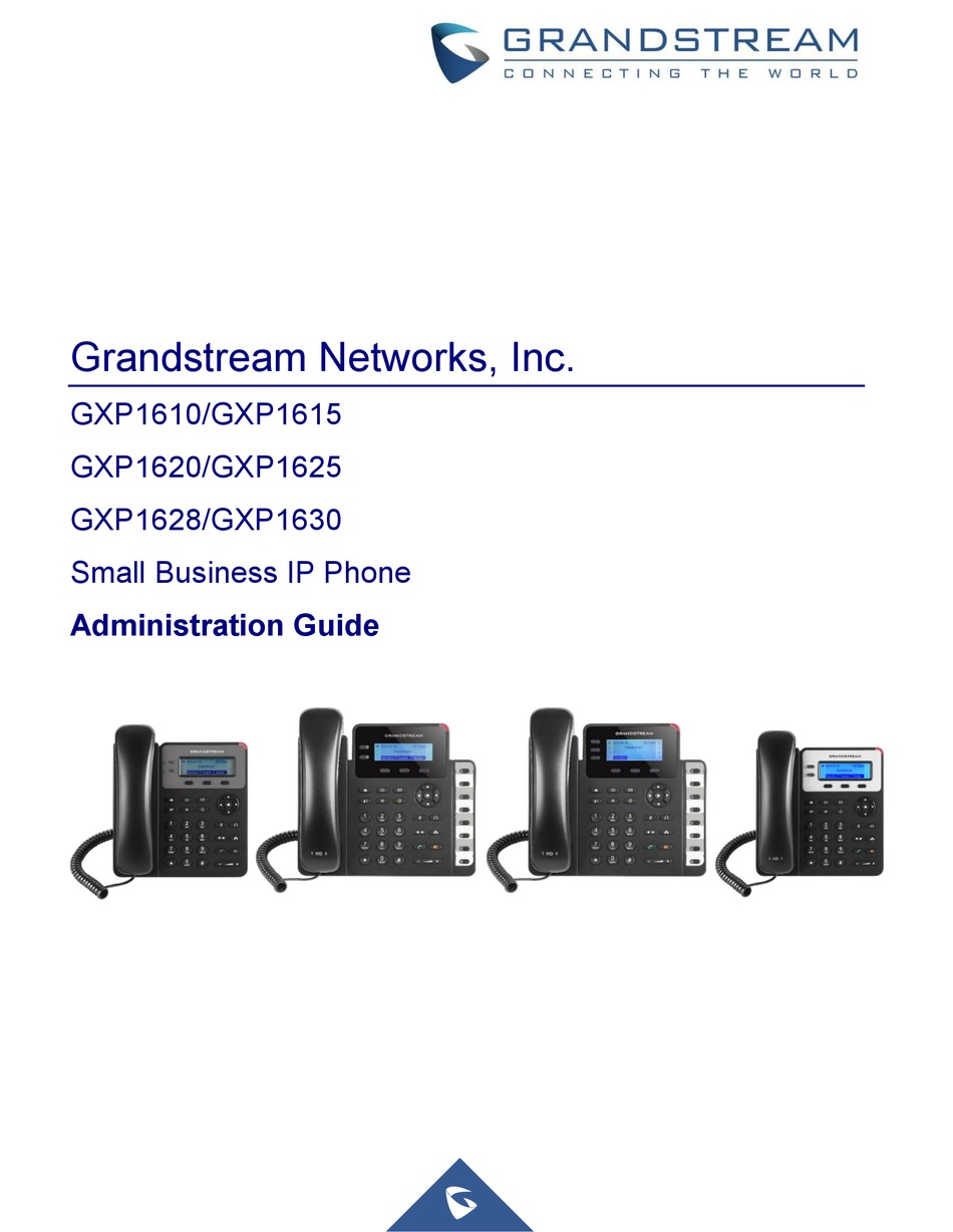 Grandstream Networks Gxp1610 Administration Manual Pdf Download Manualslib