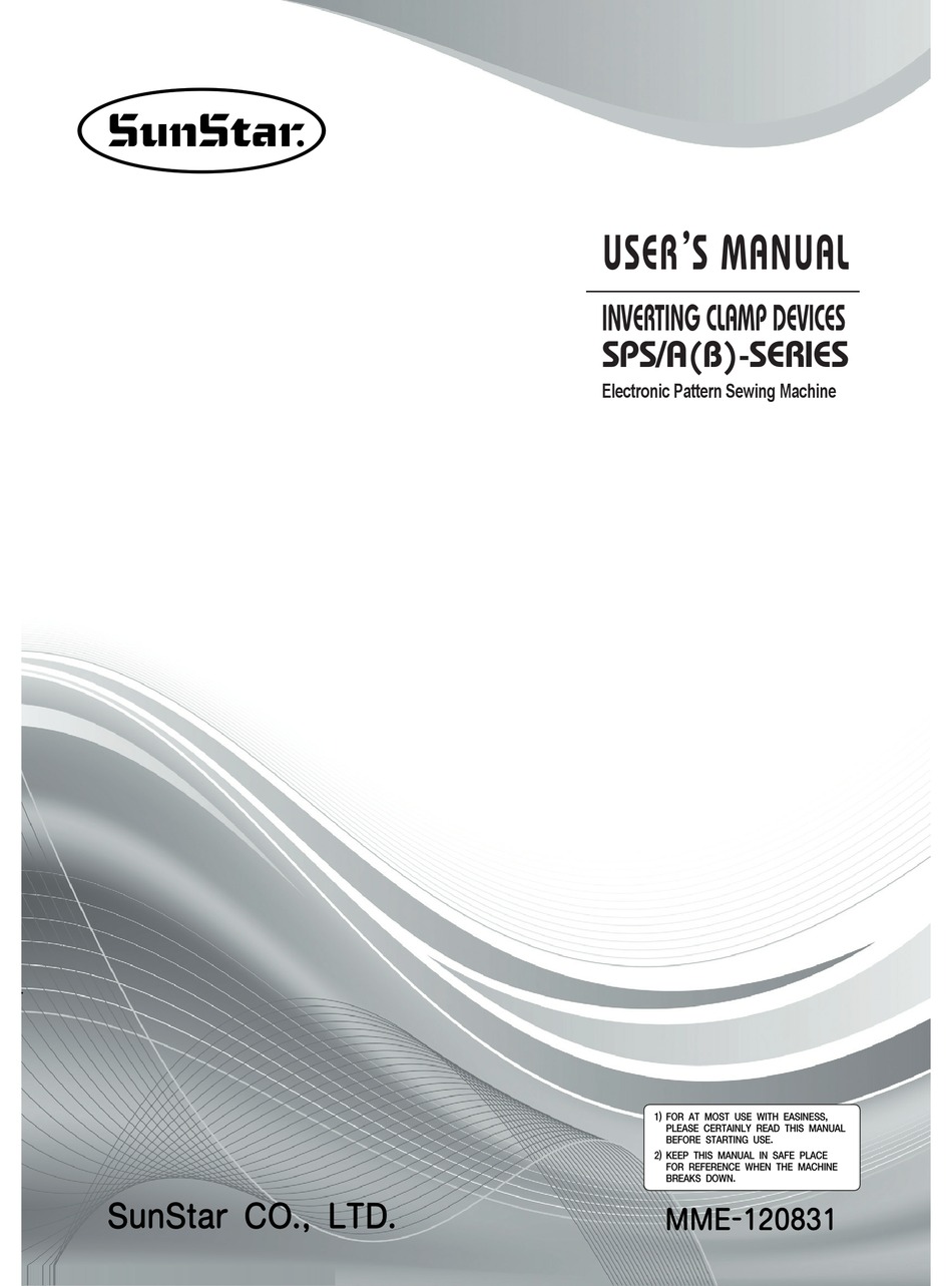 SUNSTAR SPS/B-1507 SERIES USER MANUAL Pdf Download | ManualsLib