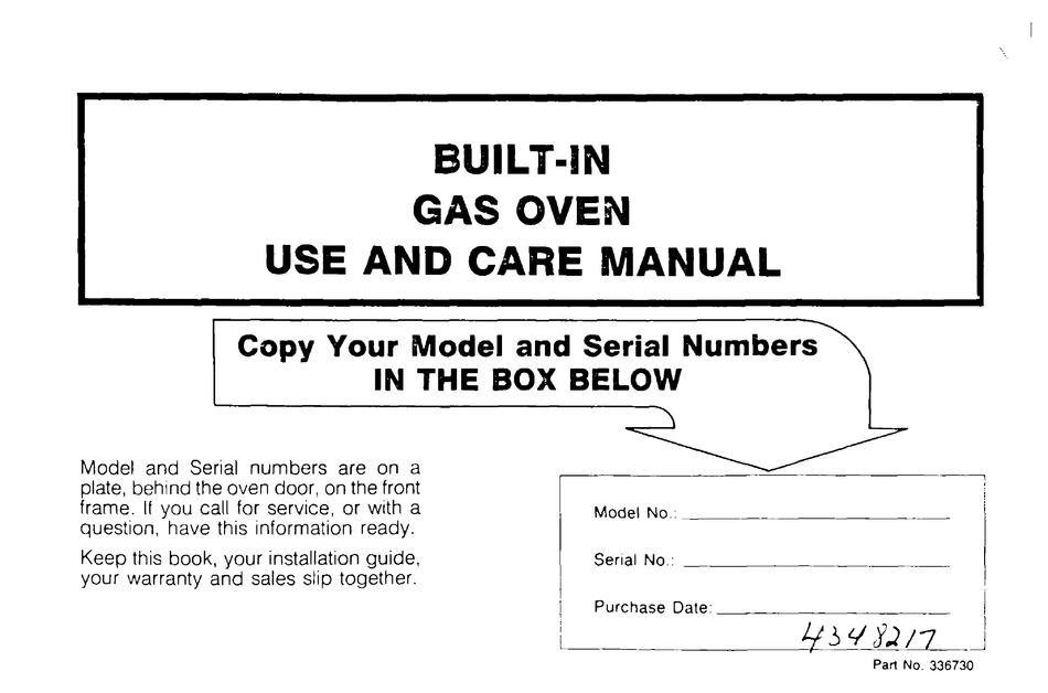 ROPER B4007B0 USE AND CARE MANUAL Pdf Download ManualsLib