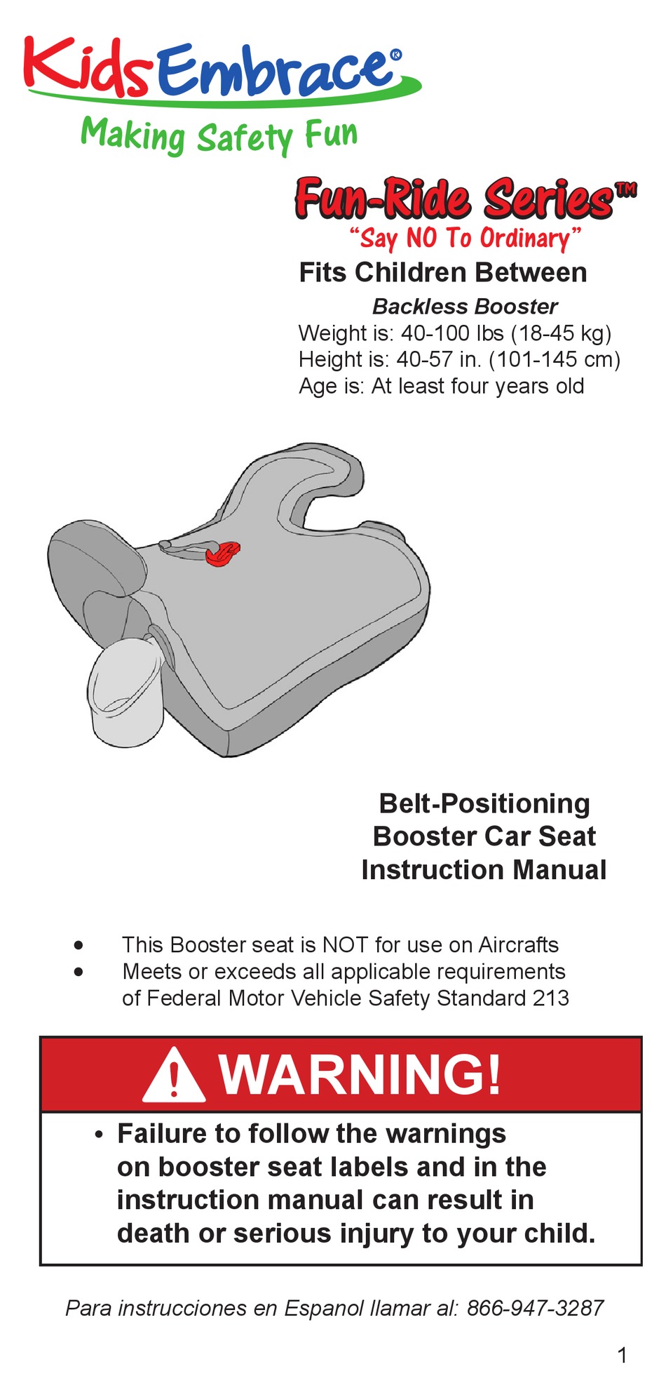 Kidsembrace car outlet seat manual