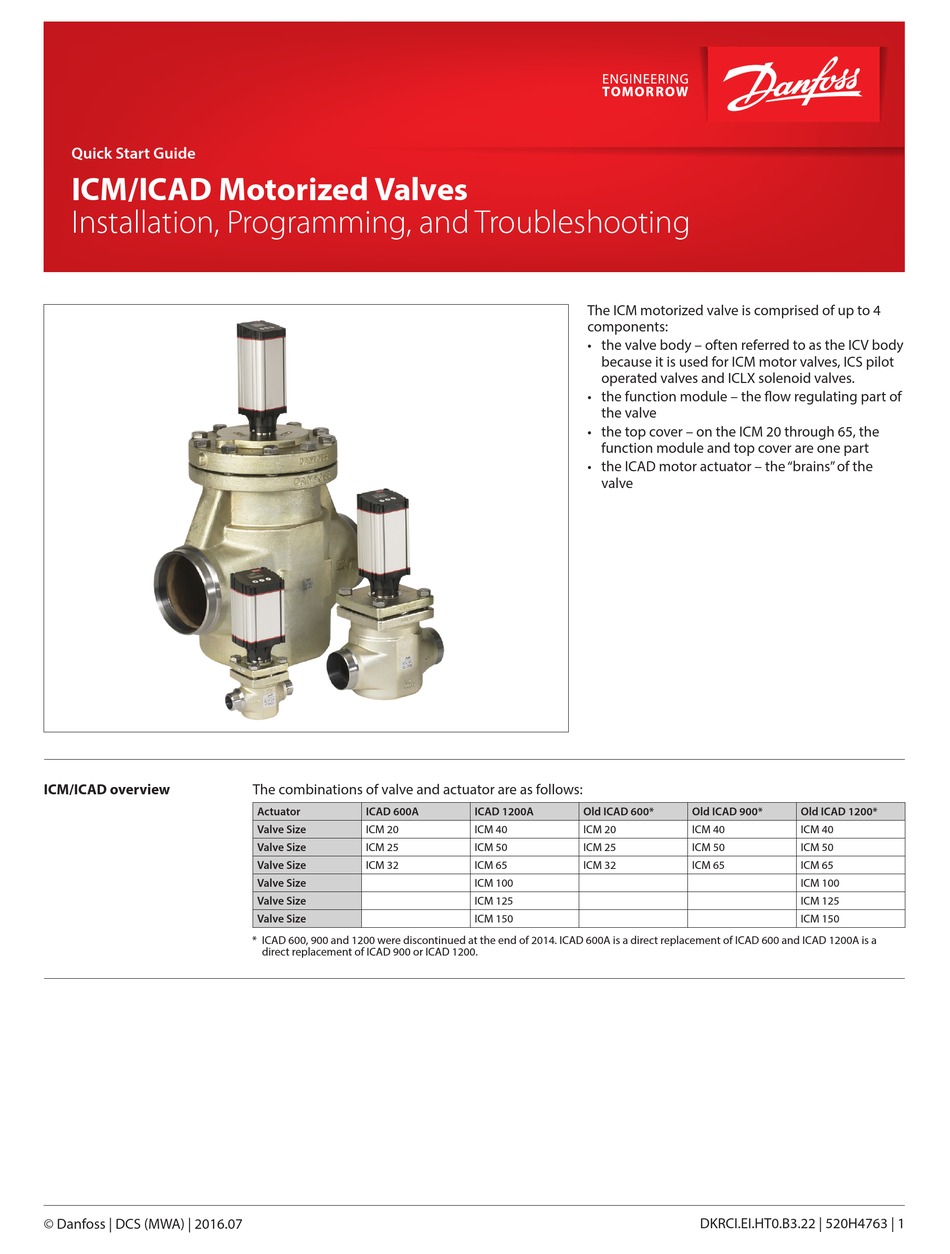 Danfoss Icm 20 Installation Programming And Troubleshooting Manual Pdf Download Manualslib