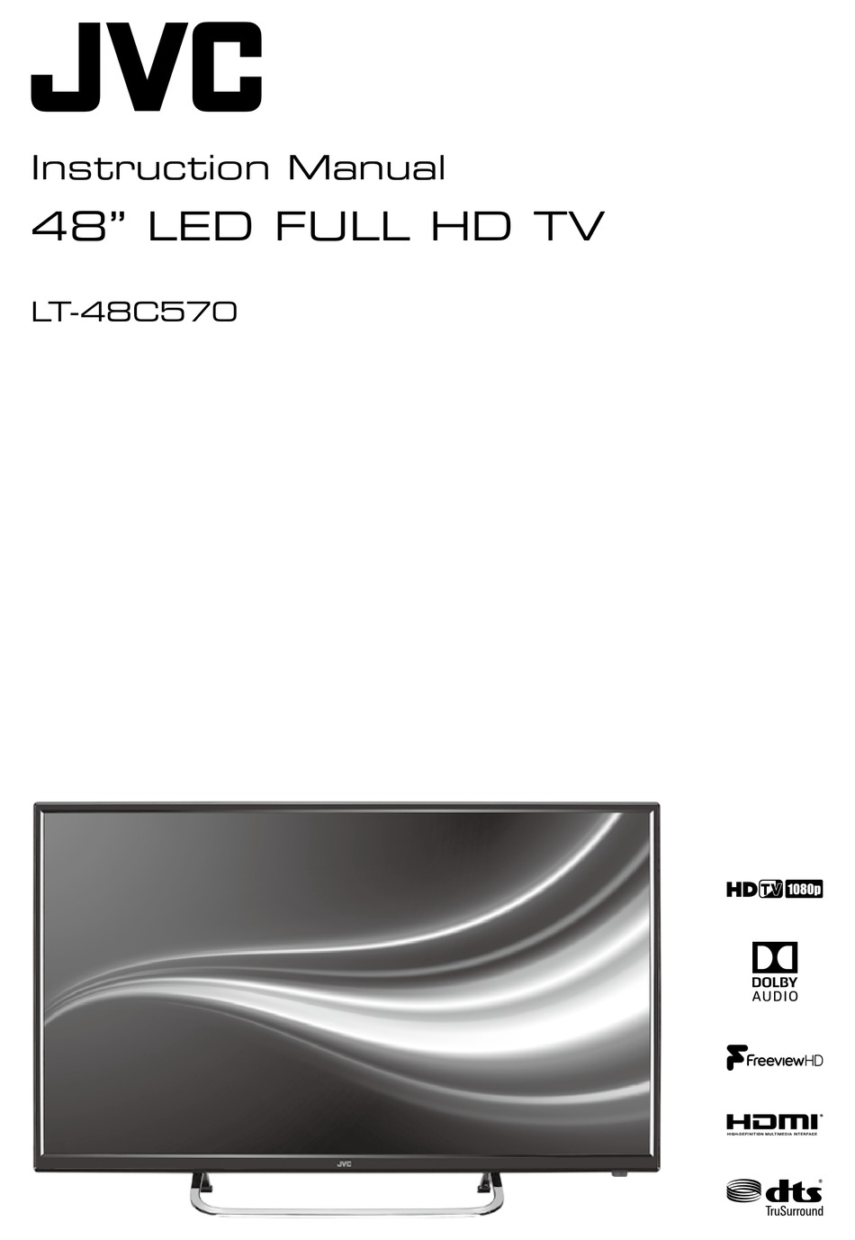 Jvc Lt 48c570 Instruction Manual Pdf Download Manualslib