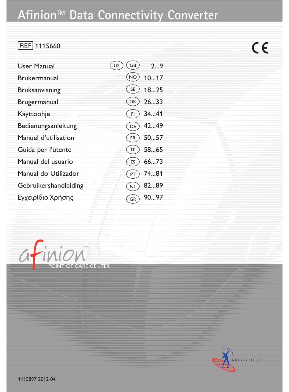 Afinion 1115660 User Manual Pdf Download Manualslib 6401