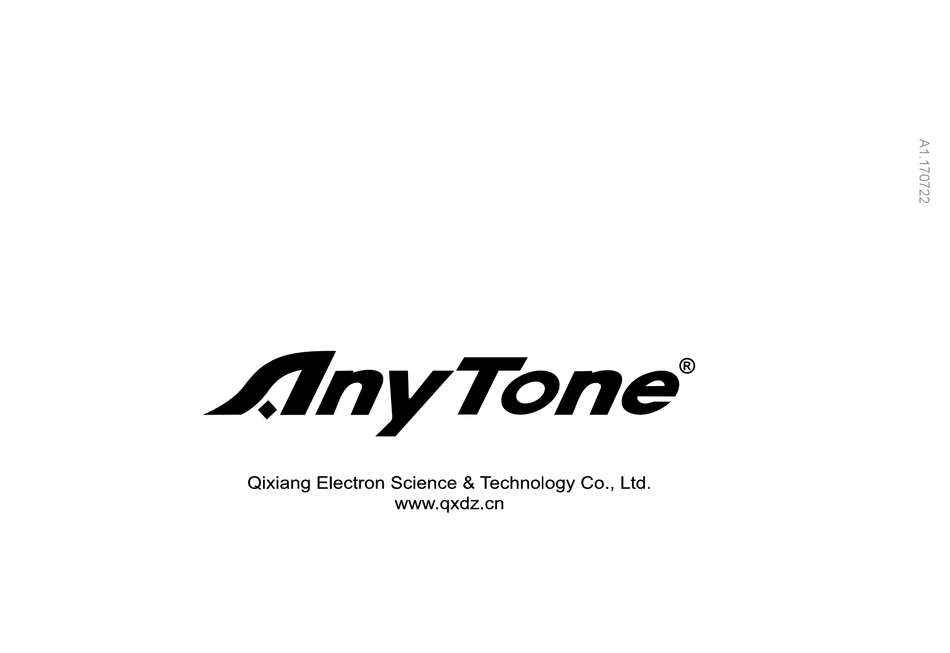 anytone at d868uv user manual