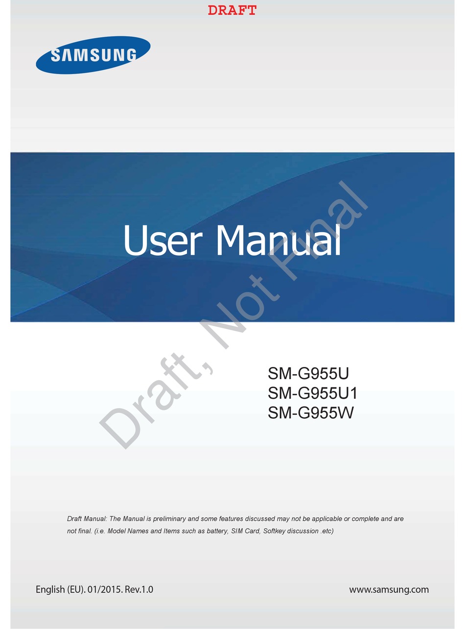 SAMSUNG GALAXY S8+ USER MANUAL Pdf Download | ManualsLib