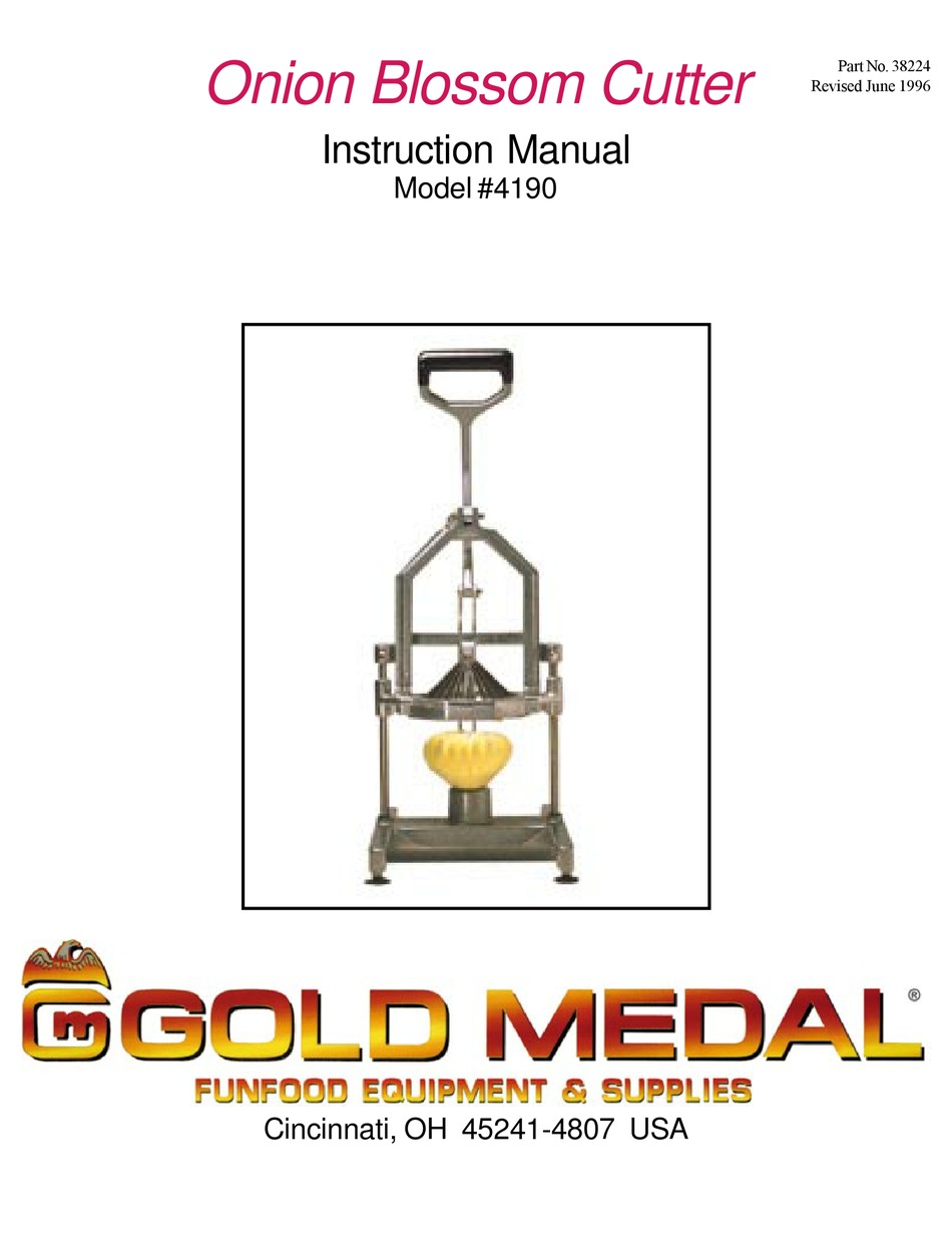 Gold Medal 4190 Onion Blossom Cutter