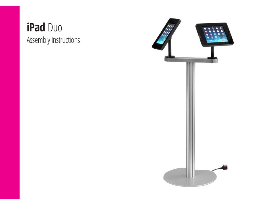 ZOOM DISPLAY IPAD DUO ASSEMBLY & INSTRUCTION MANUAL Pdf Download ManualsLib