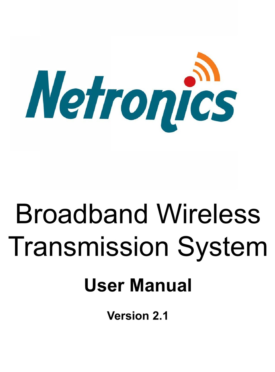 NETRONICS NETSTREAM 5X100 USER MANUAL Pdf Download ManualsLib