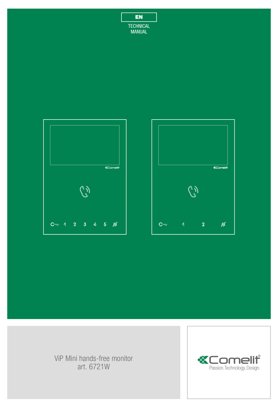 COMELIT 6721W TECHNICAL MANUAL Pdf Download ManualsLib