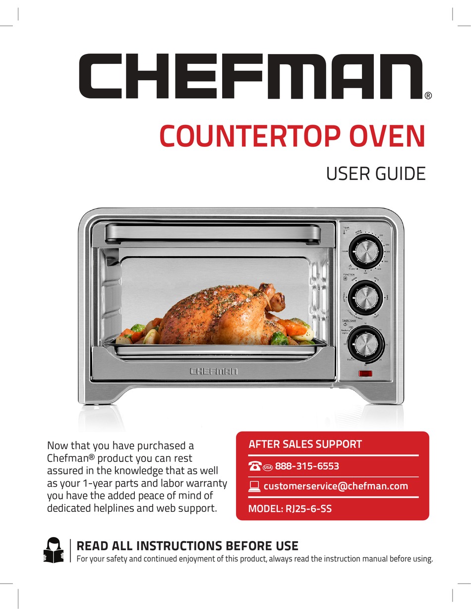 User manual Chefman RJ38-OPP (English - 16 pages)