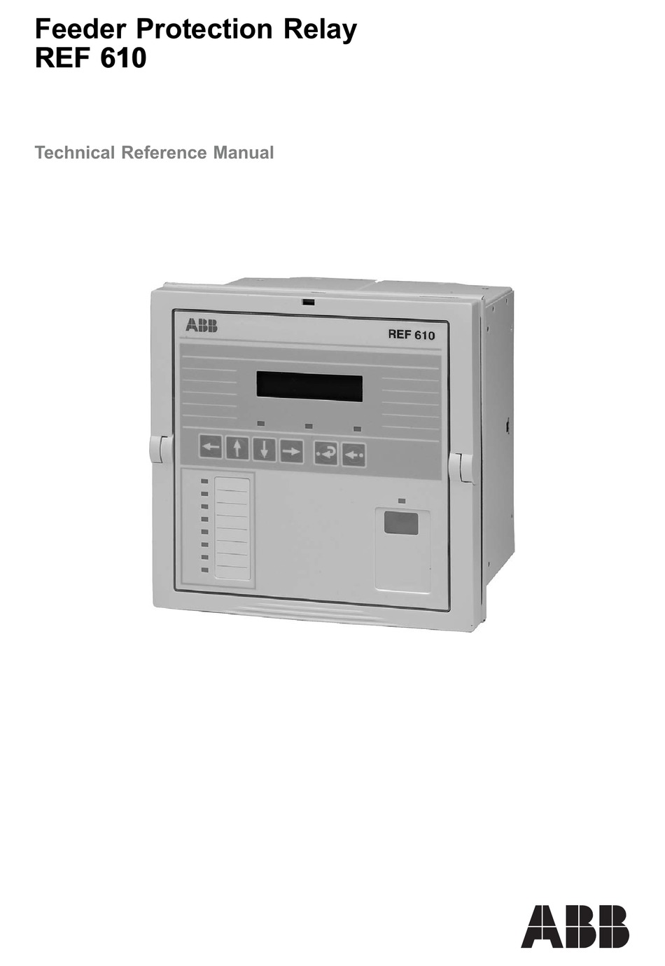 ABB REF 610 TECHNICAL REFERENCE MANUAL Pdf Download | ManualsLib
