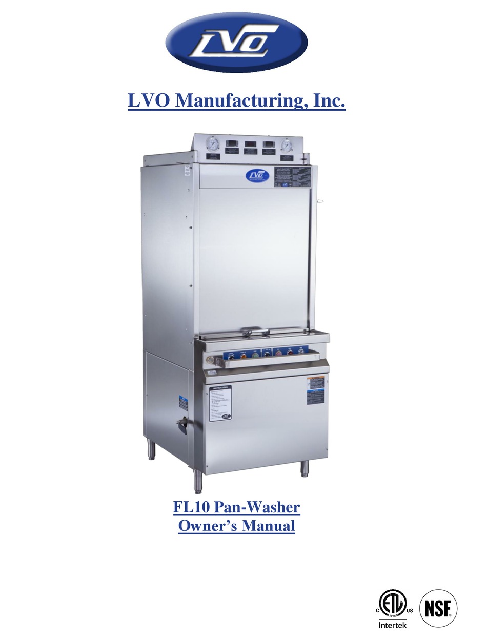 LVO MANUFACTURING FL10 OWNER'S MANUAL Pdf Download ManualsLib
