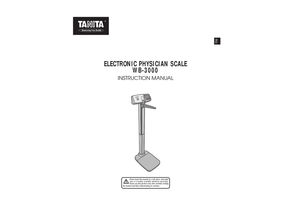 Tanita WB-3000 Digital Health Care ,440 lb (200kg) x 0.2 lb (100 g)