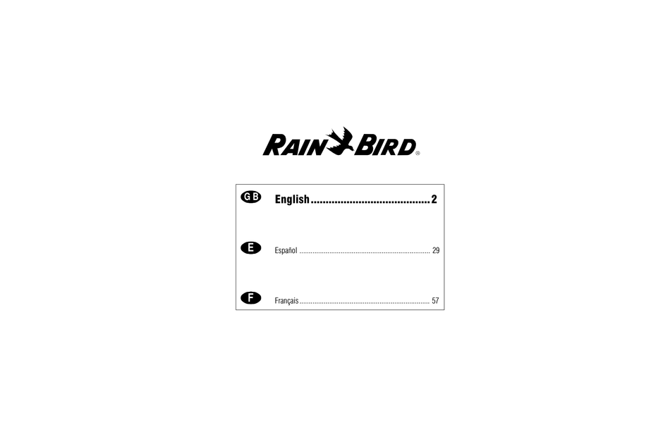 Rain Bird Image 6 Manual RAIN BIRD E-6C USER MANUAL Pdf Download | ManualsLib