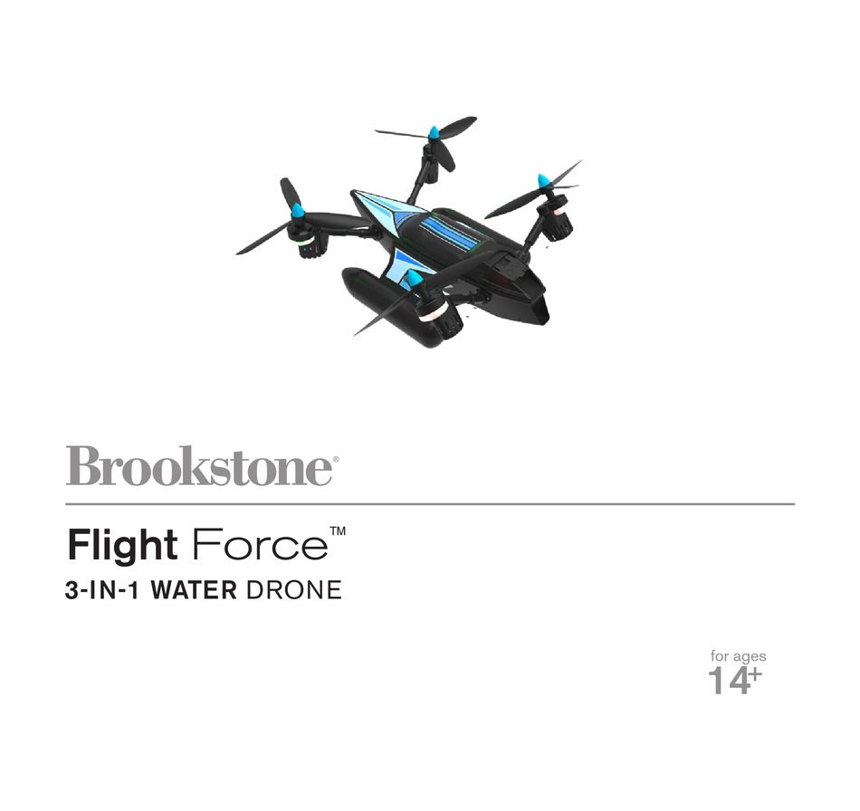 BROOKSTONE FLIGHT FORCE 324457 USER MANUAL Pdf Download ManualsLib