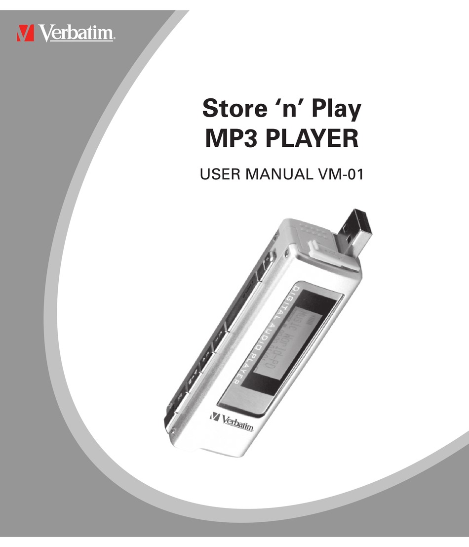 VERBATIM STORE 'N' PLAY VM01 USER MANUAL Pdf Download ManualsLib