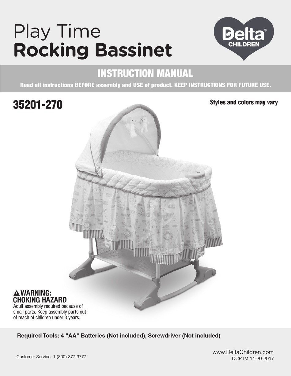 delta bassinet assembly