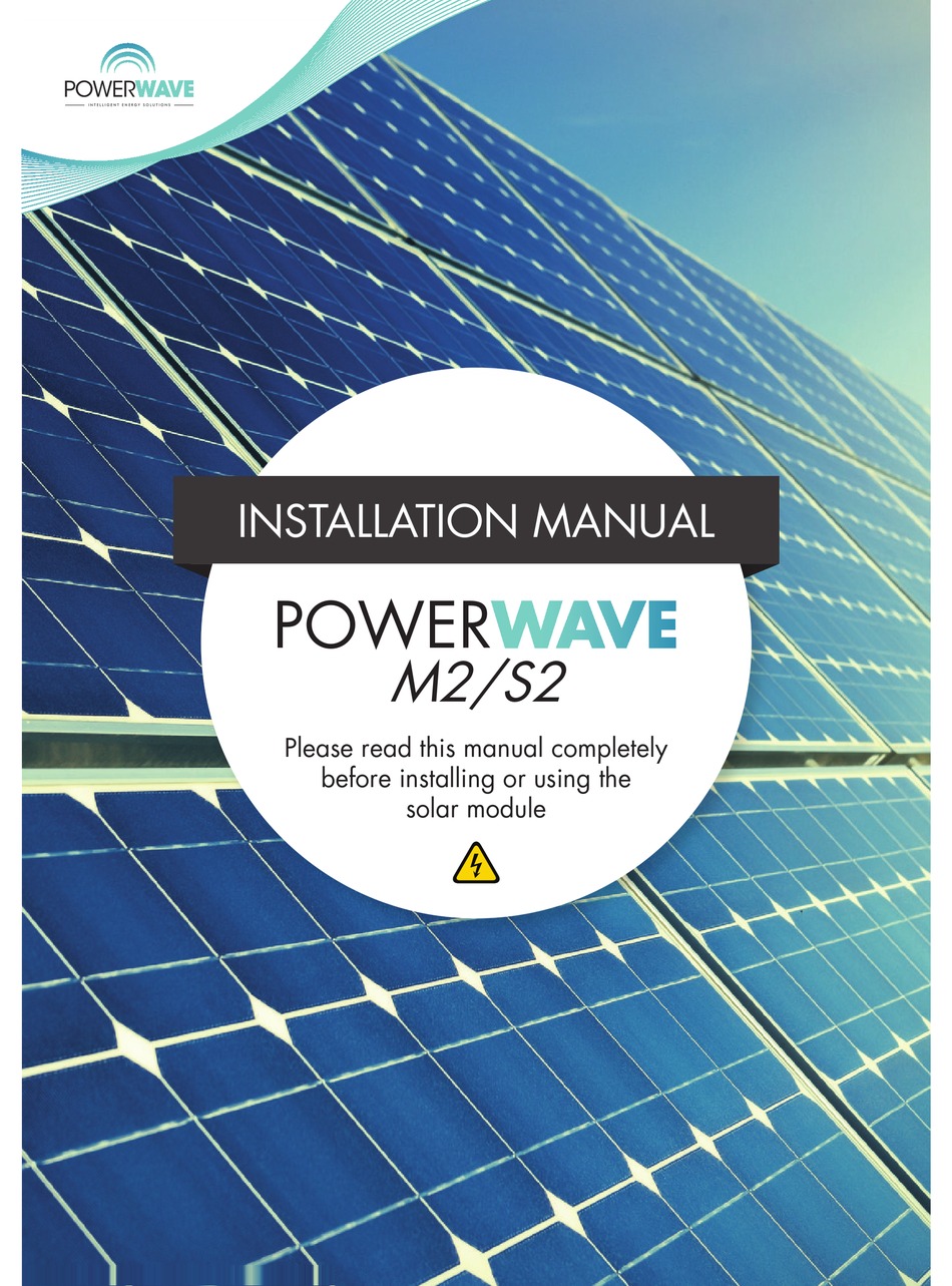 POWERWAVE M2 60 SERIES INSTALLATION MANUAL Pdf Download ManualsLib