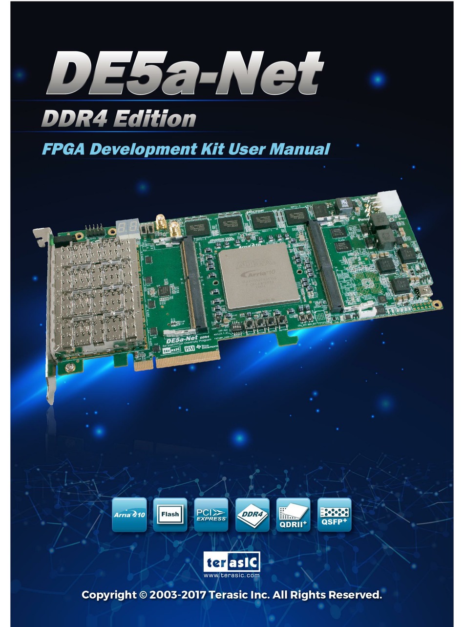 TERASIC DE5A-NET DDR4 EDITION USER MANUAL Pdf Download | ManualsLib