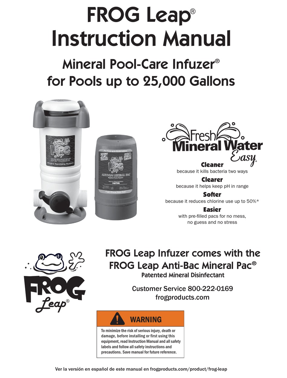 pool frog leap anti bac mineral pac