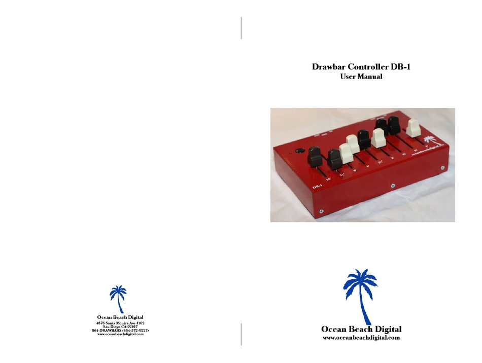 OCEAN BEACH DIGITAL DB1 USER MANUAL Pdf Download ManualsLib