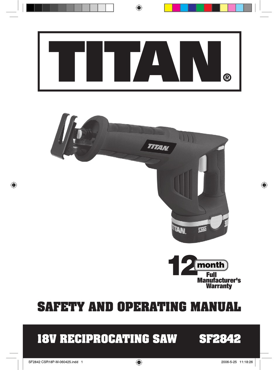 Titan reciprocating store saw