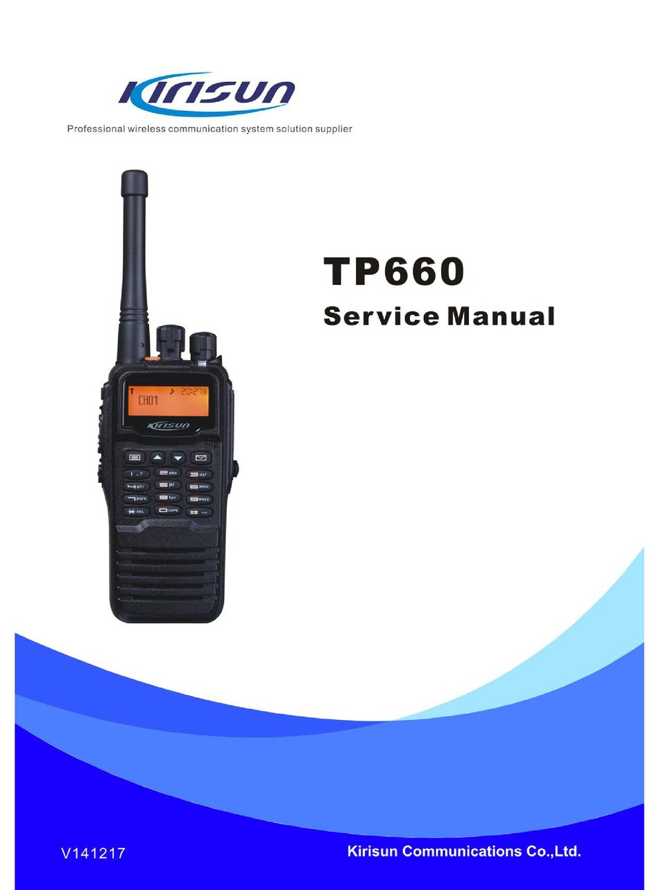 KIRISUN TP660 SERVICE MANUAL Pdf Download | ManualsLib