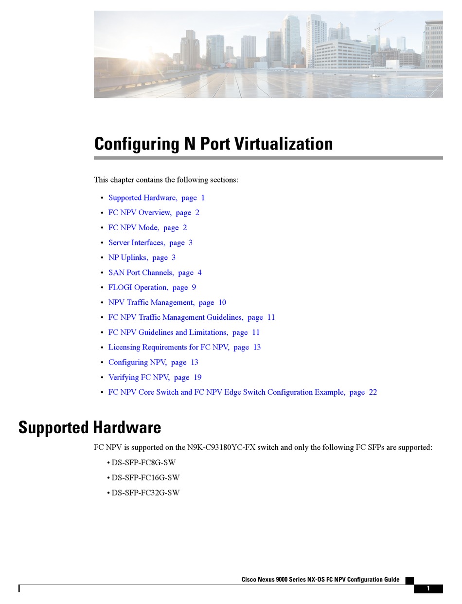 Cisco N9k Cyc Fx Configuration Manual Pdf Download Manualslib