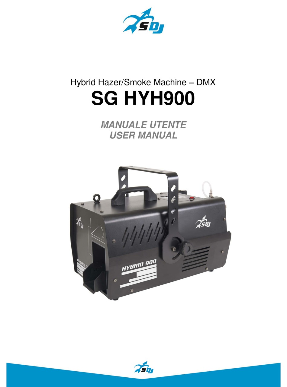 MACCHINA DEL FUMO FOG MACHINE SAGITTER HYBRID H900