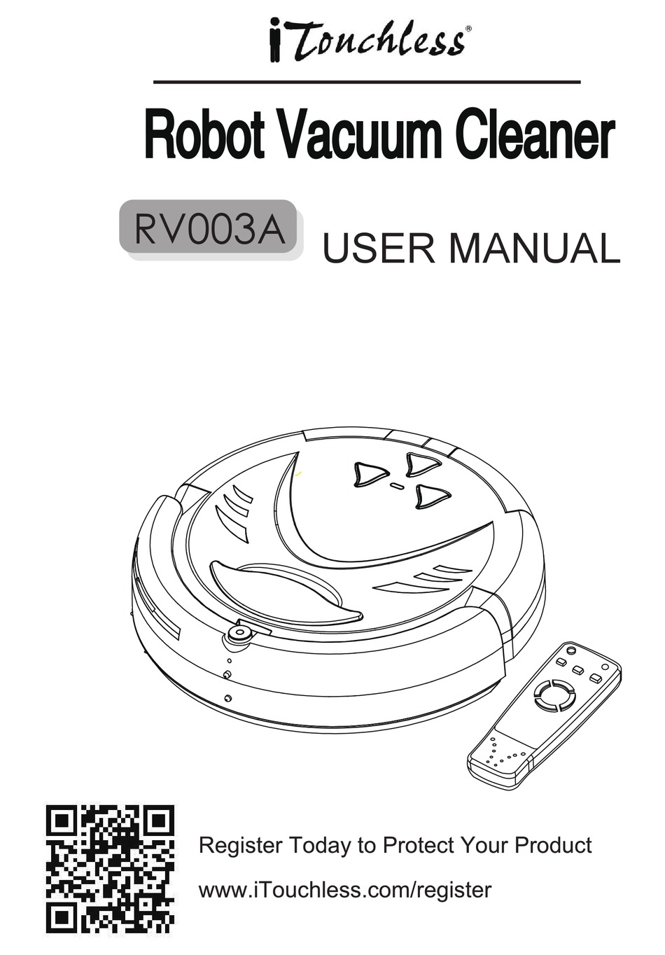 itouchless robotic vacuum cleaner