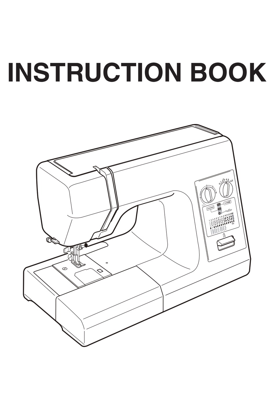 JANOME INSTRUCTION BOOK Pdf Download | ManualsLib