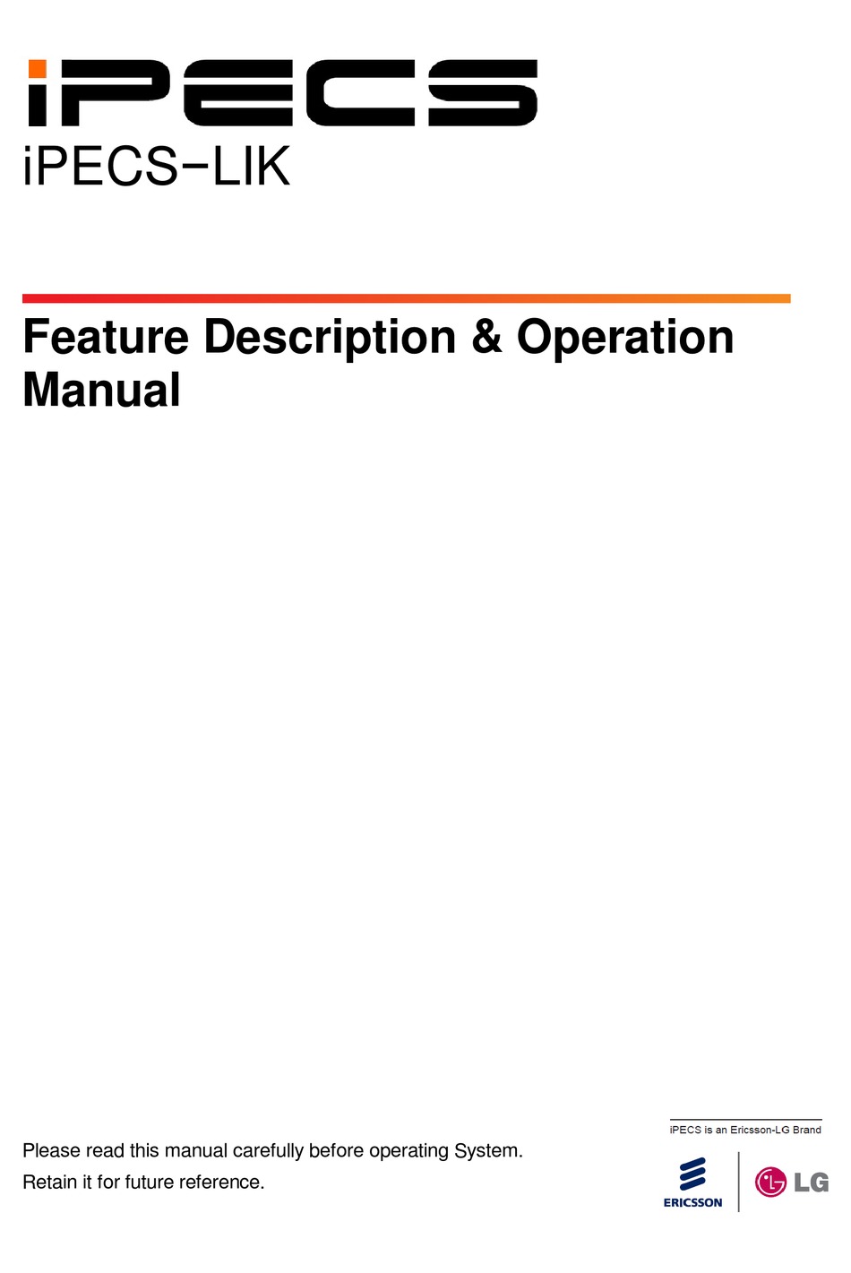 Ericsson traffic node operation manual