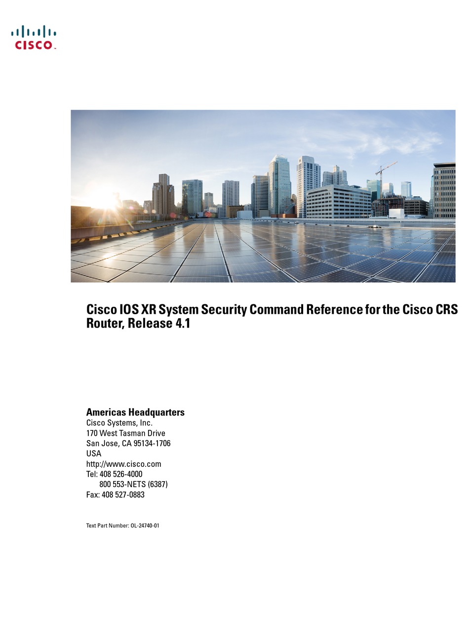 Crypto Key Generate Rsa - Cisco CRS User Manual [Page 209] | ManualsLib