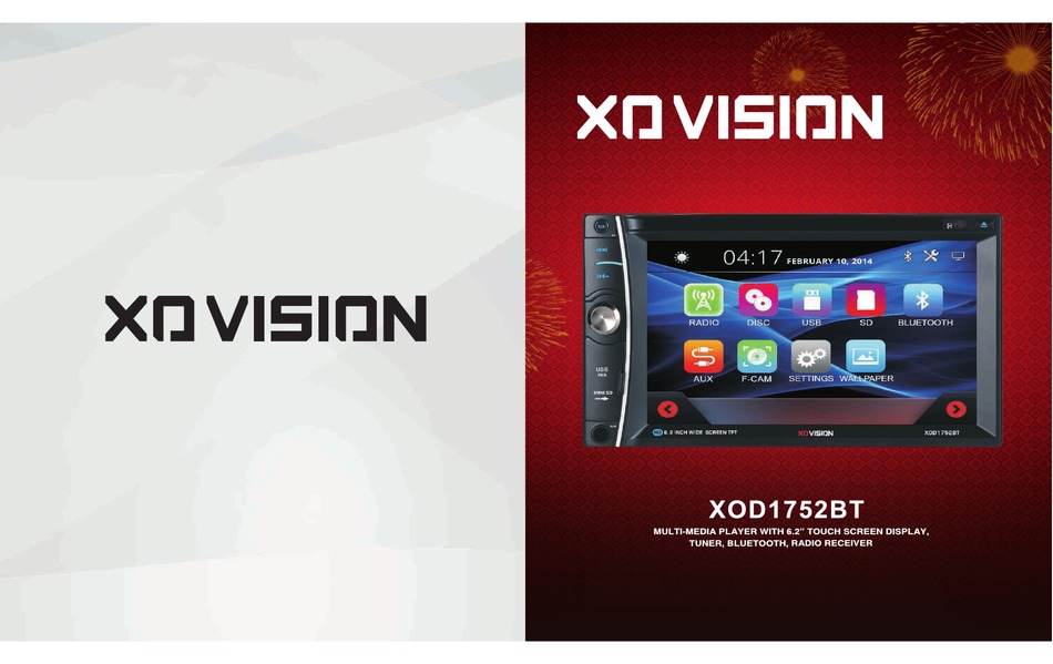 XO VISION XOD1752BT OPERATION MANUAL Pdf Download ManualsLib