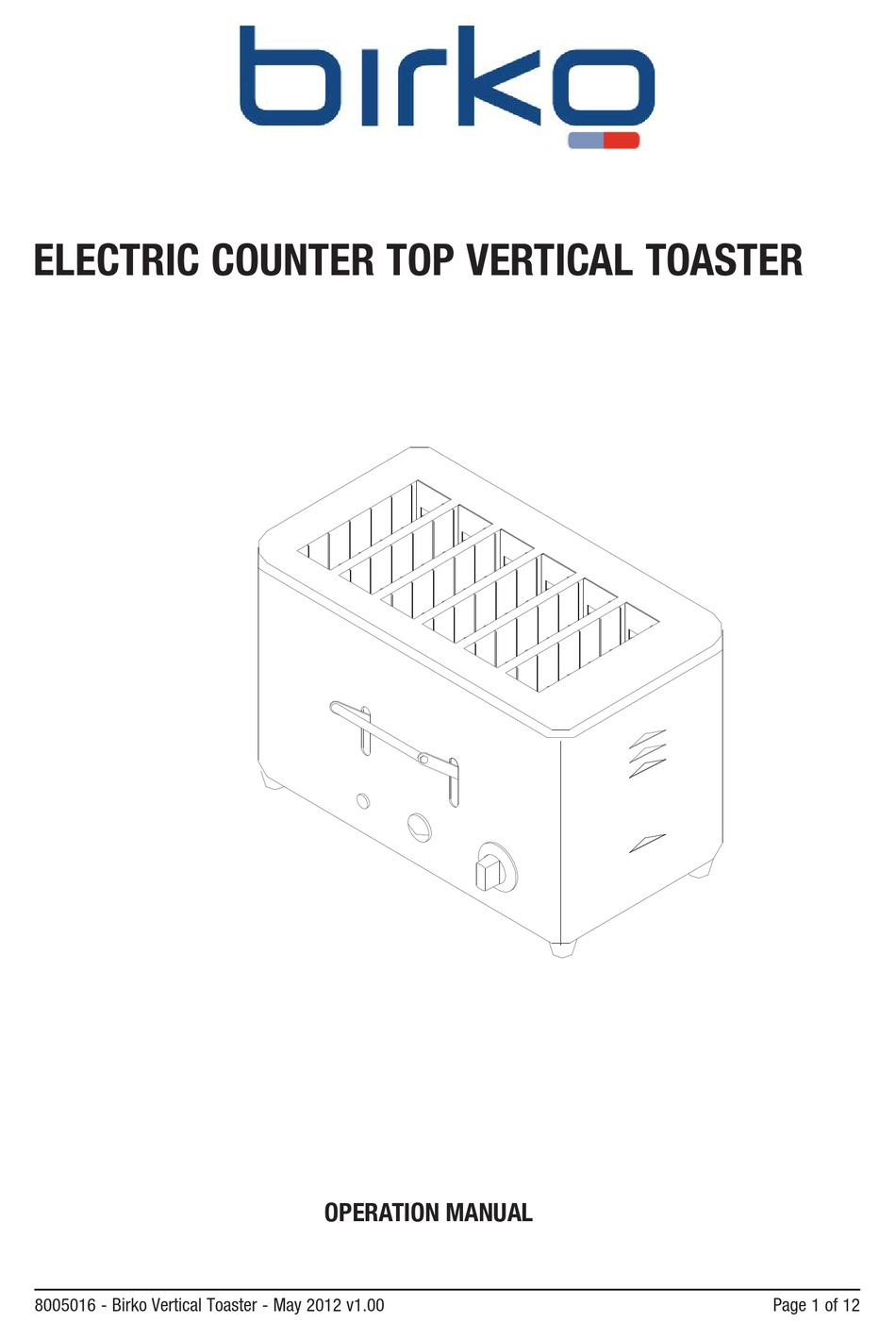 BIRKO 1003203 OPERATION MANUAL Pdf Download ManualsLib