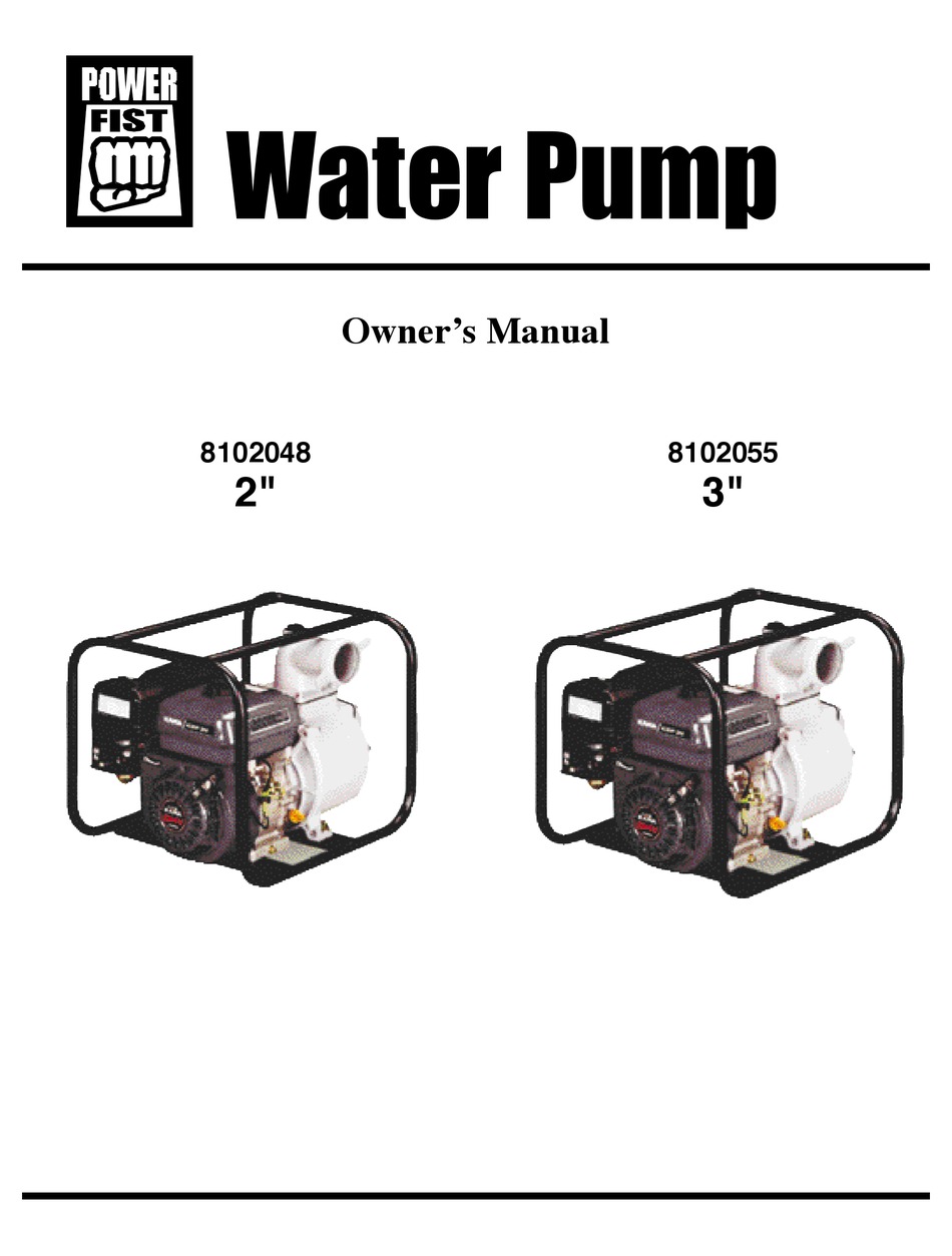 POWER FIST 8102048 OWNER'S MANUAL Pdf Download ManualsLib